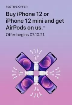 Apple to offer free AirPods with iPhone 12, iPhone 12 mini
